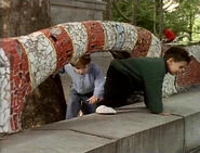 Through, under (First: Episode 2921)