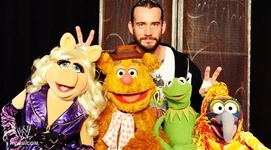 CM Punk hangs with the gang.