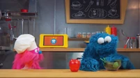 Cookie Monster's Foodie Truck: Apple-Spinach Baby Food