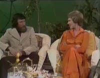 Jim in a talk segment with Julie