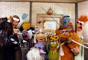 Jim Henson and the Muppet cast.