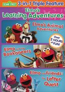 DVD2012 Warner Home Video Triple feature with Pirates: Elmo and the Bookaneers and Elmo's Animal Adventures