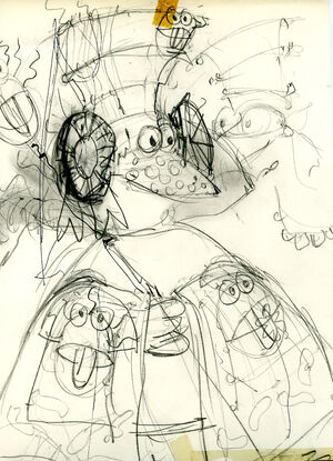 Henson's design for Convincing John as Vanguard.