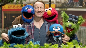 Wotan Wilke Möhring among friends in 2017.