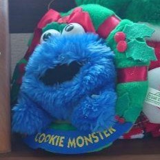 Sony Cookie Monster plush-wreath