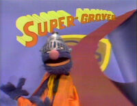 Super Grover title card.