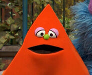 triangle in Elmo's Shape Adventure and Share the Laughter joke with Herry