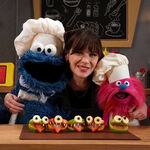 Zooey Deschanel on Sesame Street