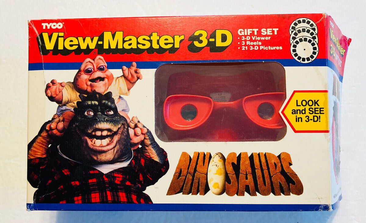 View Master Viewer, 3D Viewer, View Master With 3 Reels, Red View