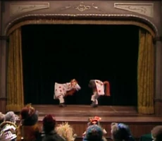 Shirley and Nat Muskrat dress as a horse as a sub-trope to the totem pole disguise in Emmet Otter's Jug-Band Christmas.