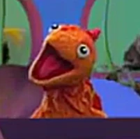 The Iguana from Xanadu from "The Gink" was a background puppet for The Song of the Cloud Forest.