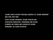 Sesame Workshop acknowledgement