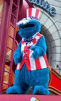 Cookie Monster, from the Universal Studios Japan Halloween parade 2008