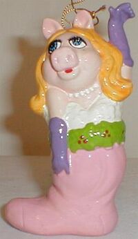 Miss Piggy in stocking