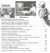 Kermit gracing the Cobblestone table of contents page