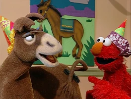 donkey in Elmo's World: Birthdays