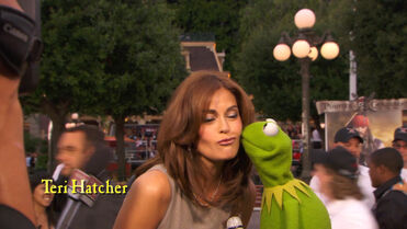 Teri Hatcher & Kermit World Premiere of Pirates of the Caribbean: On Stranger Tides