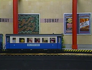  and his worm friends build a subway tunnel to help lower pollution and gas usage.