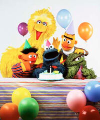 Cookie Monster Sesame street Birthday Party Ideas, Photo 3 of 28