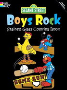 Boys Rock Stained Glass Coloring Book Dover Publications 2011