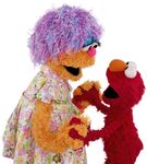 Mae and Elmo