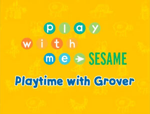 Playtime With Grover ISO (American 2017 DVD) : Sesame Street