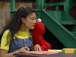 Annette Calud (Celina) & ElmoSesame Street Episode 3344