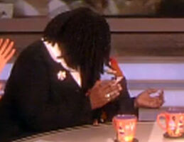 Whoopi Goldberg & Pepe The View Nov 13, 2013