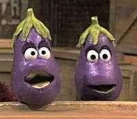 Eggplants Sesame Street