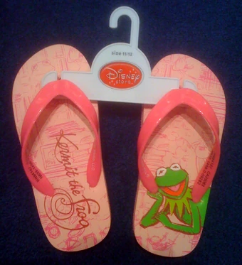 frog flip flops