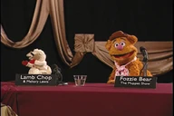 Lambfozziepo.jpg (51 KB) Lamb Chop with Fozzie Bear