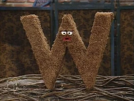 letter W in Episode 3855