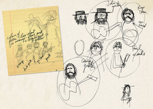 Jim Henson's ideas for puppets based on the Beatles for The Ed Sullivan Show