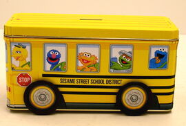 Sesame Bus Bank Tin 2010