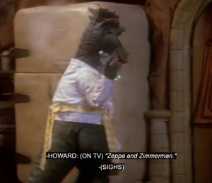 Zappa's name misspelled in Dinosaurs closed captioning
