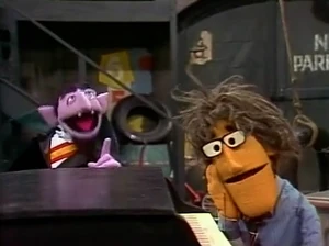 The Count singing his song in .