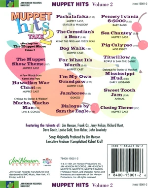 MuppetHitsTake2backcover