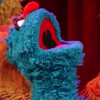 All Monster and a Guy Named Murray Chorus member (blue)