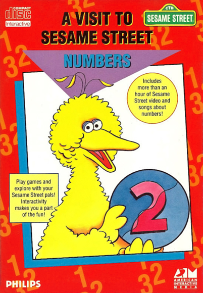 Sesame Street Numbers Windows PC CD-ROM w/ User's Guide EA Brand New