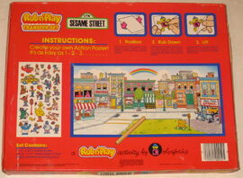 Playboard of the Sesame Street neighborhood