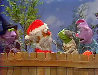 Santa Claus in a Sesame Street News Flash segment