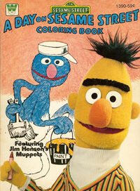 A Day on Sesame Street coloring book Irra Duga 1978