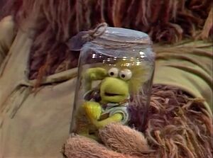 Waldo-controlled Wembley Fraggle.