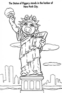 "The Statue of Piggery" Great Muppets in American History 1997