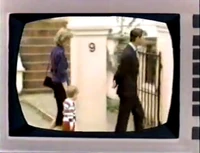 Lady Di, Prince Charles and one of their sons