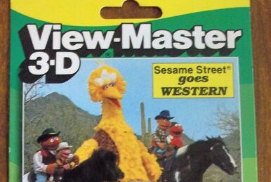 View Master Reel Sesame Street Goes Western Vintage 1988 Muppets Disney