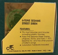 plays "the Sesame Street Theme"