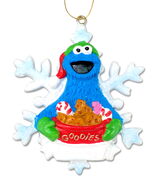 Cookie Monster snowflake personalization ornament (2009) SE2903