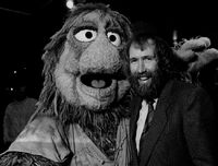 Junior Gorg with Jim Henson.