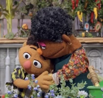 Grandma Nell & TamirSesame Street Episode 5503